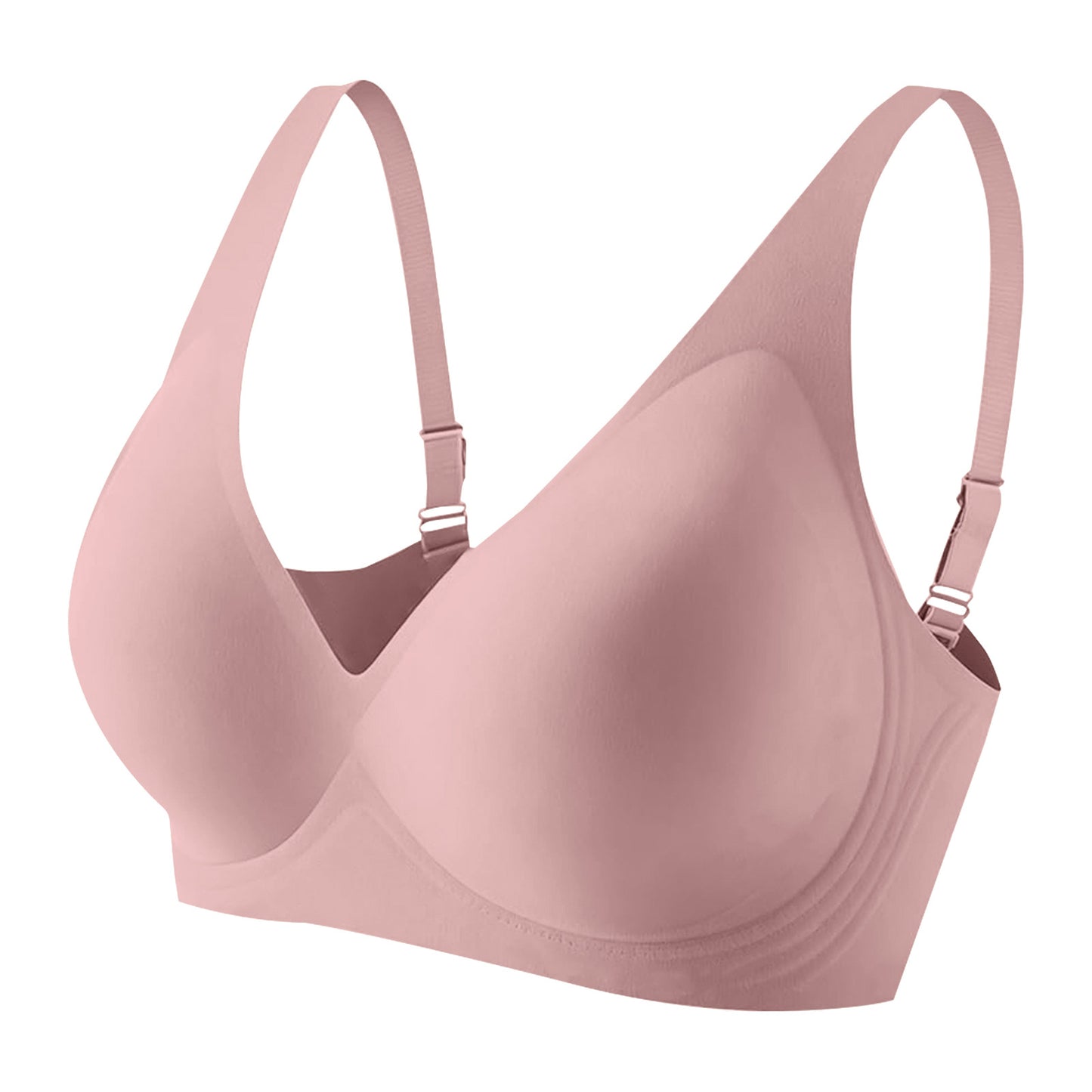 Seamless,Wireless Jelly Push-up Bra