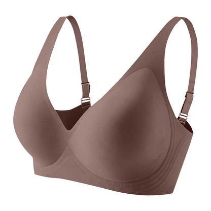 Seamless,Wireless Jelly Push-up Bra